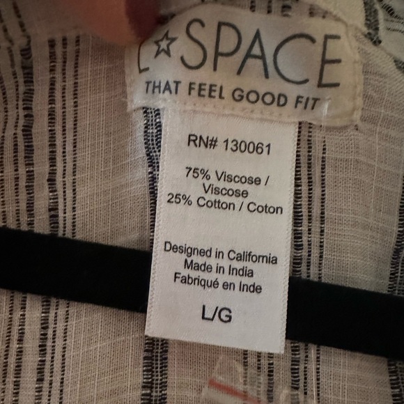 L*Space Summer Nights Stripe Daydream Tunic - Picture 5 of 5